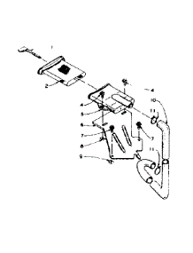 Filter Assembly parts for Kenmore Washer 110.6004803 (1106004803, 110 6004803) from AppliancePartsPros.com