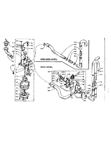 Water System parts for Kenmore Washer 110.6005210 (1106005210, 110 6005210) from AppliancePartsPros.com