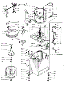 Machine Sub-Assembly parts for Kenmore Washer 110.6005450 (1106005450, 110 6005450) from AppliancePartsPros.com