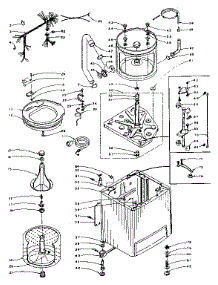 Machine Sub-Assembly parts for Kenmore Washer 110.6005551 (1106005551, 110 6005551) from AppliancePartsPros.com