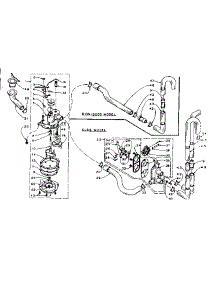 Water System parts for Kenmore Washer 110.6005652 (1106005652, 110 6005652) from AppliancePartsPros.com