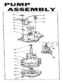 Pump Assembly parts for Kenmore Washer 110.6005711 (1106005711, 110 6005711) from AppliancePartsPros.com