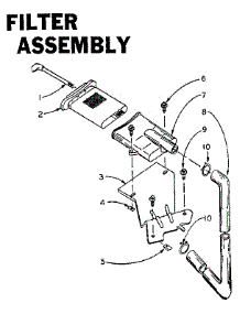 Filter Assembly parts for Kenmore Washer 110.6005711 (1106005711, 110 6005711) from AppliancePartsPros.com