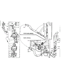 Water System parts for Kenmore Washer 110.6005851 (1106005851, 110 6005851) from AppliancePartsPros.com