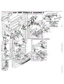 Top And Console Assembly parts for Kenmore Washer 110.6005952 (1106005952, 110 6005952) from AppliancePartsPros.com