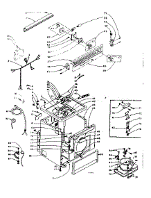Machine Sub-Assembly parts for Kenmore Dryer 110.6007711 (1106007711, 110 6007711) from AppliancePartsPros.com