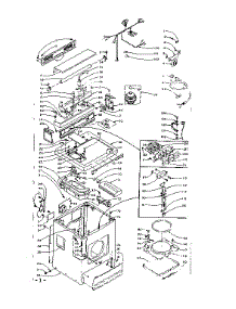 Machine Sub-Assembly parts for Kenmore Dryer 110.6007800 (1106007800, 110 6007800) from AppliancePartsPros.com