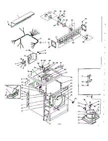 Machine Sub-Assembly parts for Kenmore Dryer 110.6008712 (1106008712, 110 6008712) from AppliancePartsPros.com