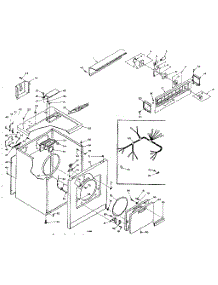 Machine Sub-Assembly parts for Kenmore Dryer 110.6008715 (1106008715, 110 6008715) from AppliancePartsPros.com