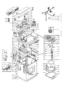 Machine Sub-Assembly parts for Kenmore Dryer 110.6008810 (1106008810, 110 6008810) from AppliancePartsPros.com