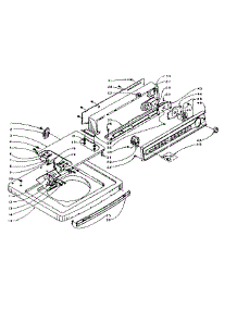 Machine Top Assembly parts for Kenmore Washer 110.6014701 (1106014701, 110 6014701) from AppliancePartsPros.com