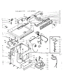 Machine Sub-Assembly parts for Kenmore Dryer 110.6017700 (1106017700, 110 6017700) from AppliancePartsPros.com