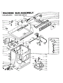 Machine Sub-Assembly parts for Kenmore Dryer 110.6018701 (1106018701, 110 6018701) from AppliancePartsPros.com