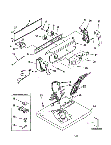 Top And Console parts for Kenmore Dryer 110.60802990 (11060802990, 110 60802990) from AppliancePartsPros.com