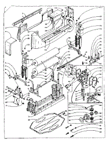 Wringer And Wringer Gear Case Assembly parts for Kenmore Washer 110.6102500 (1106102500, 110 6102500) from AppliancePartsPros.com