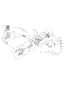 Pump Assembly And Pump Parts parts for Kenmore Washer 110.6102800 (1106102800, 110 6102800) from AppliancePartsPros.com