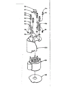 Motor Parts parts for Kenmore Washer 110.6105810 (1106105810, 110 6105810) from AppliancePartsPros.com
