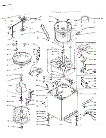Machine Sub-Assembly parts for Kenmore Washer 110.6105860 (1106105860, 110 6105860) from AppliancePartsPros.com
