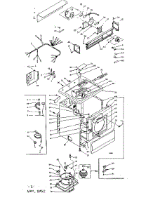 Machine Sub-Assembly parts for Kenmore Dryer 110.6107710 (1106107710, 110 6107710) from AppliancePartsPros.com
