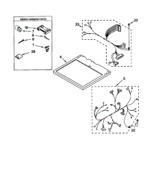 Driver Top parts for Kenmore Dryer 110.61086000 (11061086000, 110 61086000) from AppliancePartsPros.com