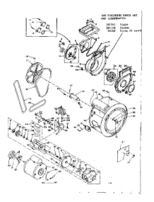Blower, Cylinder, Pump And Motor parts for Kenmore Washer Dryer Combo 110.6109505 (1106109505, 110 6109505) from AppliancePartsPros.com