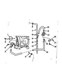 Blower Inlet Flush Accessory parts for Kenmore Washer Dryer Combo 110.6109804 (1106109804, 110 6109804) from AppliancePartsPros.com