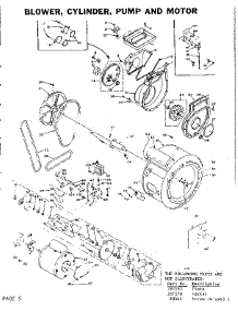 Blower, Cylinder, Pump And Motor parts for Kenmore Washer Dryer Combo 110.6110804 (1106110804, 110 6110804) from AppliancePartsPros.com