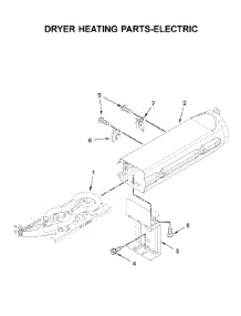 Dryer Heating Parts-Electric parts for Kenmore Dryer 110.61112020 (11061112020, 110 61112020) from AppliancePartsPros.com
