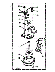 Pump Assembly parts for Kenmore Washer 110.6114210 (1106114210, 110 6114210) from AppliancePartsPros.com