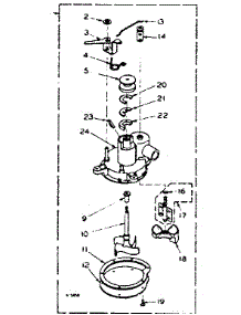 Pump Assembly parts for Kenmore Washer 110.6114241 (1106114241, 110 6114241) from AppliancePartsPros.com