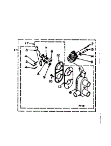 Two Way Valve Assembly parts for Kenmore Washer 110.6114801 (1106114801, 110 6114801) from AppliancePartsPros.com