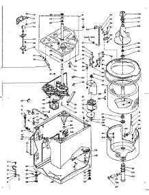 Macnine Sub-Assembly parts for Kenmore Washer 110.6114863 (1106114863, 110 6114863) from AppliancePartsPros.com