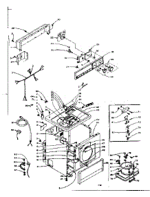 Machine Sub-Assembly parts for Kenmore Dryer 110.6117511 (1106117511, 110 6117511) from AppliancePartsPros.com