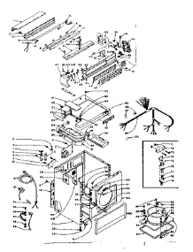 Machine Sub-Assembly parts for Kenmore Dryer 110.6117801 (1106117801, 110 6117801) from AppliancePartsPros.com