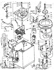 Machine Sub-Assembly parts for Kenmore Washer 110.6204103 (1106204103, 110 6204103) from AppliancePartsPros.com