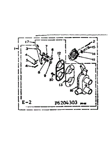 Two Way Valve Assembly parts for Kenmore Washer 110.6204303 (1106204303, 110 6204303) from AppliancePartsPros.com