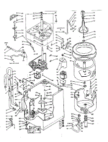 Machine Sub-Assembly parts for Kenmore Washer 110.6204353 (1106204353, 110 6204353) from AppliancePartsPros.com