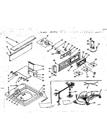 Top And Console Assembly parts for Kenmore Washer 110.6204760 (1106204760, 110 6204760) from AppliancePartsPros.com