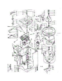 Machine Sub Assembly parts for Kenmore Washer 110.6204801 (1106204801, 110 6204801) from AppliancePartsPros.com