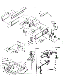 Top And Console Assembly parts for Kenmore Washer 110.6204850 (1106204850, 110 6204850) from AppliancePartsPros.com