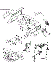 Top And Console Assembly parts for Kenmore Washer 110.6204852 (1106204852, 110 6204852) from AppliancePartsPros.com