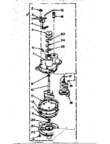 Pump Assembly parts for Kenmore Washer 110.6205104 (1106205104, 110 6205104) from AppliancePartsPros.com