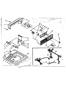 Top And Console Assembly parts for Kenmore Washer 110.6205151 (1106205151, 110 6205151) from AppliancePartsPros.com