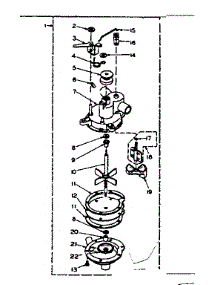 Pump Assembly parts for Kenmore Washer 110.6205202 (1106205202, 110 6205202) from AppliancePartsPros.com