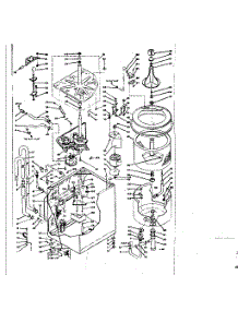 Machine Sub-Assembly parts for Kenmore Washer 110.6205350 (1106205350, 110 6205350) from AppliancePartsPros.com