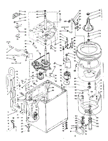 Mechine Sub Assembly parts for Kenmore Washer 110.6205550 (1106205550, 110 6205550) from AppliancePartsPros.com