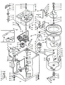 Machine Sub-Assembly parts for Kenmore Washer 110.6205807 (1106205807, 110 6205807) from AppliancePartsPros.com