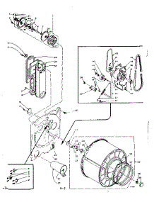 Bulkhead Assembly parts for Kenmore Dryer 110.6207400 (1106207400, 110 6207400) from AppliancePartsPros.com