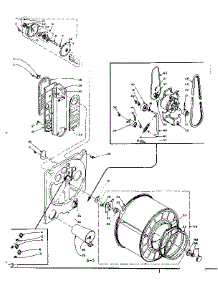 Bulkhead Assembly parts for Kenmore Dryer 110.6207500 (1106207500, 110 6207500) from AppliancePartsPros.com