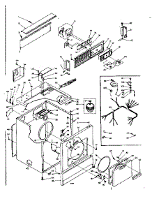 Machine Sub-Assembly parts for Kenmore Dryer 110.6207702 (1106207702, 110 6207702) from AppliancePartsPros.com